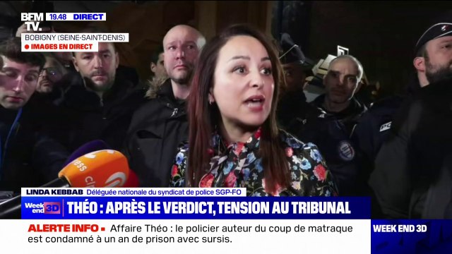 Affaire Théo: On est soudés tous ensemble autour de nos collègues qui ont été diffamés , affirme Linda Kebbab (déléguée nationale SGP Police-FO)