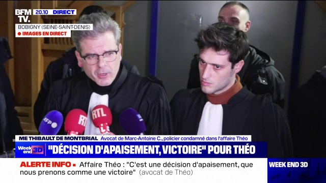 Affaire Théo: l'avocat du policier auteur du coup de matraque dans l'anus, condamné à un an de prison avec sursis, salue une décision mesurée