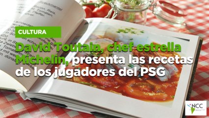 David Toutain, chef estrella Michelin, presenta las recetas de los jugadores del PSG