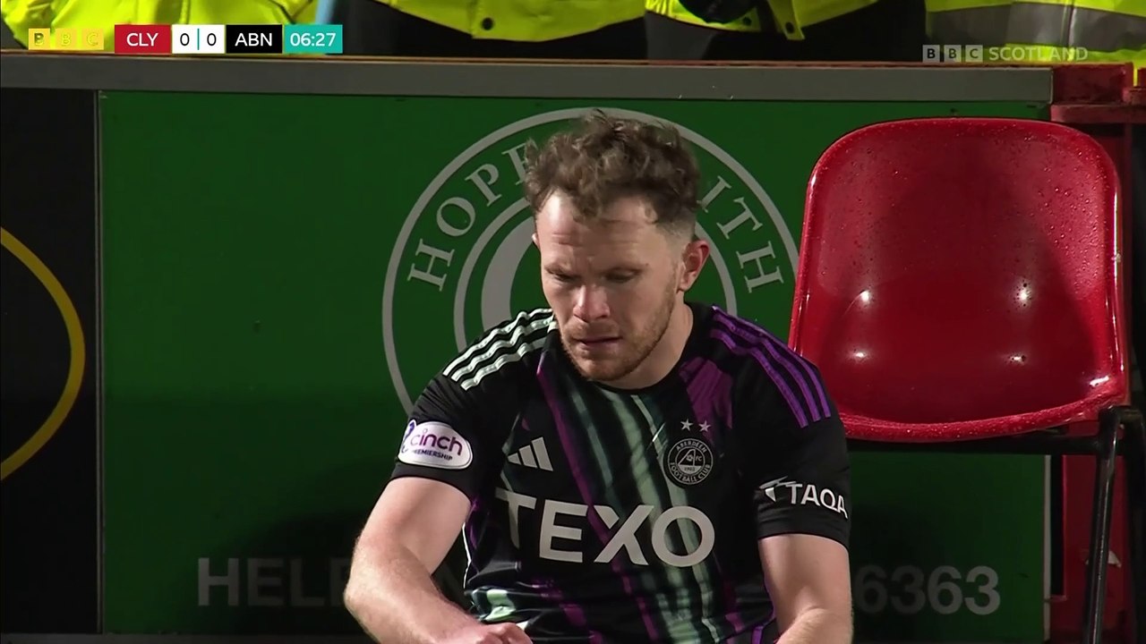 Clyde Vs Aberdeen 1 half Scottish Cup Last 32