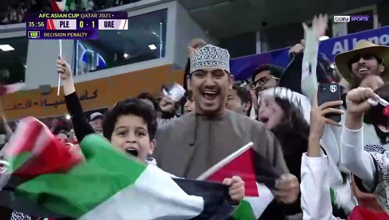 أهداف مباراة فلسطين 1 ✘ 1 الإمارات في كأس الأمم الأسيوية الجولة 2