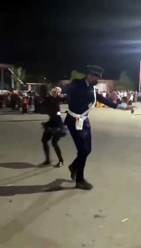 moroccan policeman dancing
