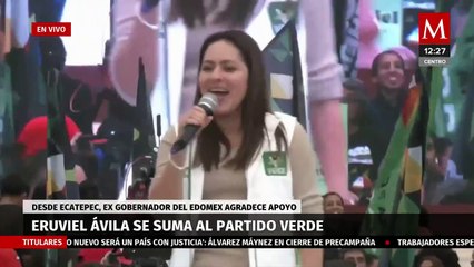 Eruviel Ávila, ex gobernador de Edomex, se suma al Partido Verde