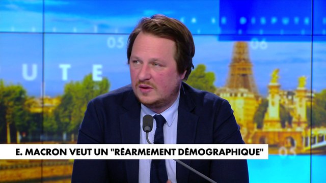 Geoffroy Lejeune : «La politique familiale est beaucoup moins favorable aujourd'hui, les aides pour les gens qui ont des enfants le sont beaucoup moins»