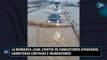 La borrasca Juan: cientos de conductores atrapados, carreteras cortadas e inundaciones