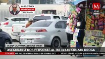 Aseguran a 2 personas en Baja California con 40 mil dólares en drogas hacia EU