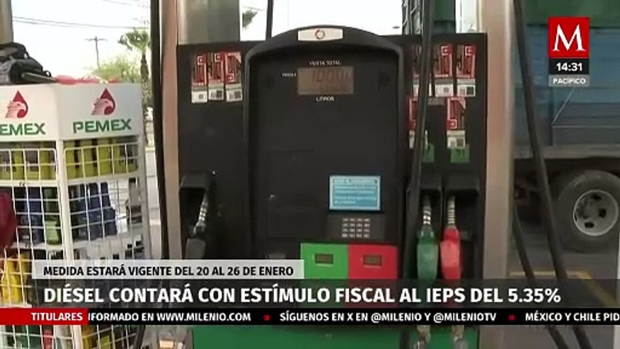 La SHCP eleva el estímulo fiscal al IEPS del diésel, excluyendo a la gasolina