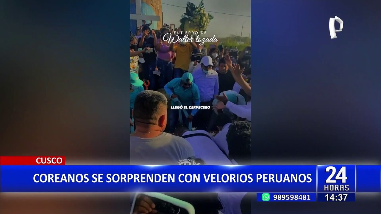 Cusco: Turistas coreanos se sorprenden con velorios peruanos:  “Me encanta, me gusta mucho"