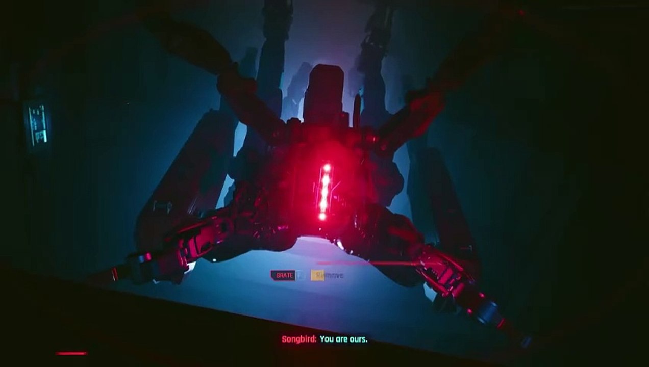My first encounter with the Cerberus Bot unit.