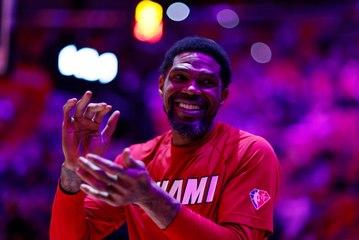 Great Udonis Haslem plays with the Heat