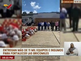 Entregan insumos y equipos para seguir fortaleciendo la recuperación de las escuelas en Caracas