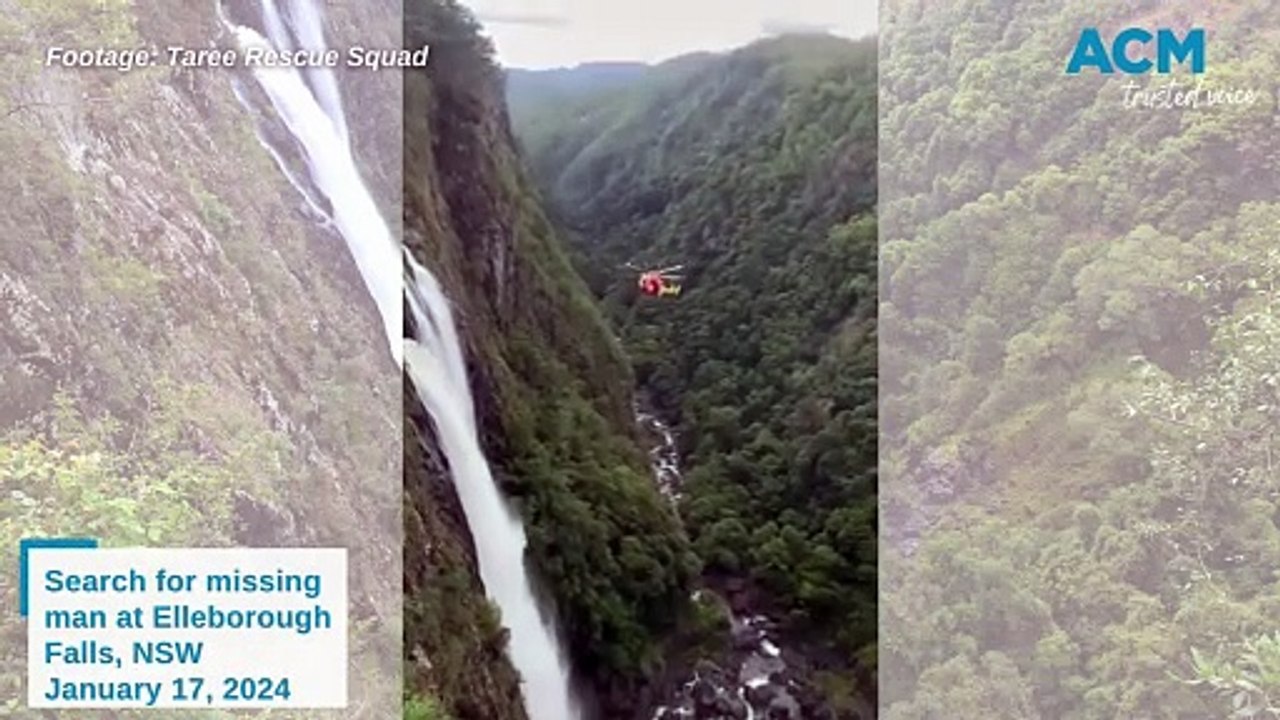 Taree VRA search for missing man at Ellenborough Falls, January 17, 2024
