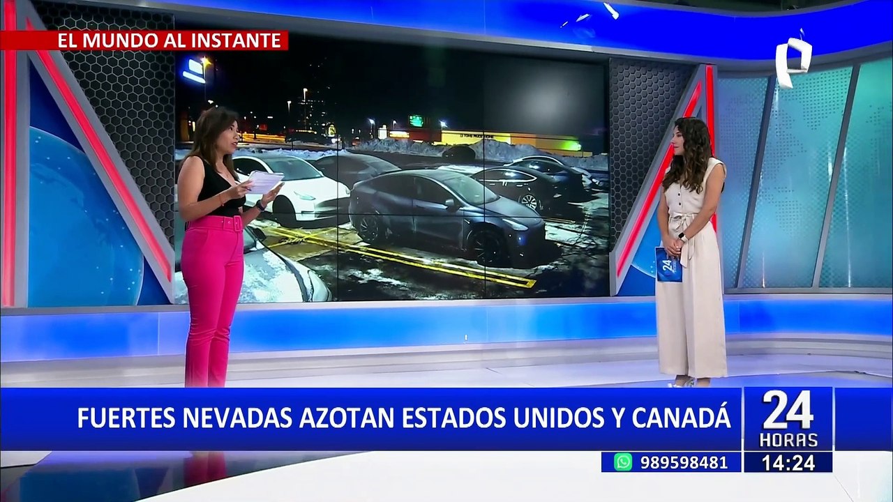 Mundo: Fuertes nevadas azotan Estados Unidos y Canadá