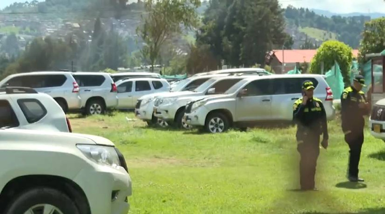 Ofrecen recompensa por camionetas de la UNP robadas en Bogotá