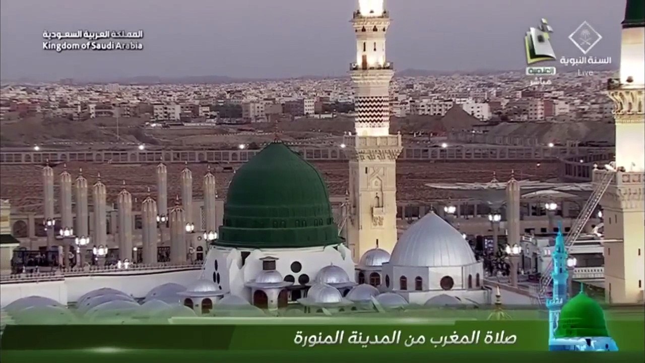 أذان المغرب من المسجد النبوي 7 رجب 1445هـ المؤذ...