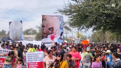 Nuevamente cerca de mil 500 personas se manifiestan en Ocotlán contra presencia de fuerzas federales