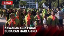 Bubaran Peserta Harlah NU ke-78, Kawasan GBK Padat