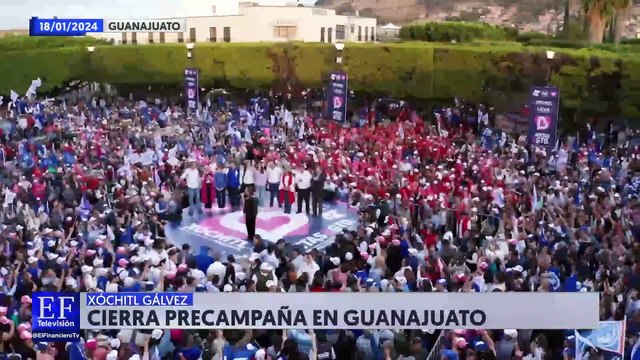 Xóchitl Gálvez dijo que no hubo acarreados en su cierre de precampaña