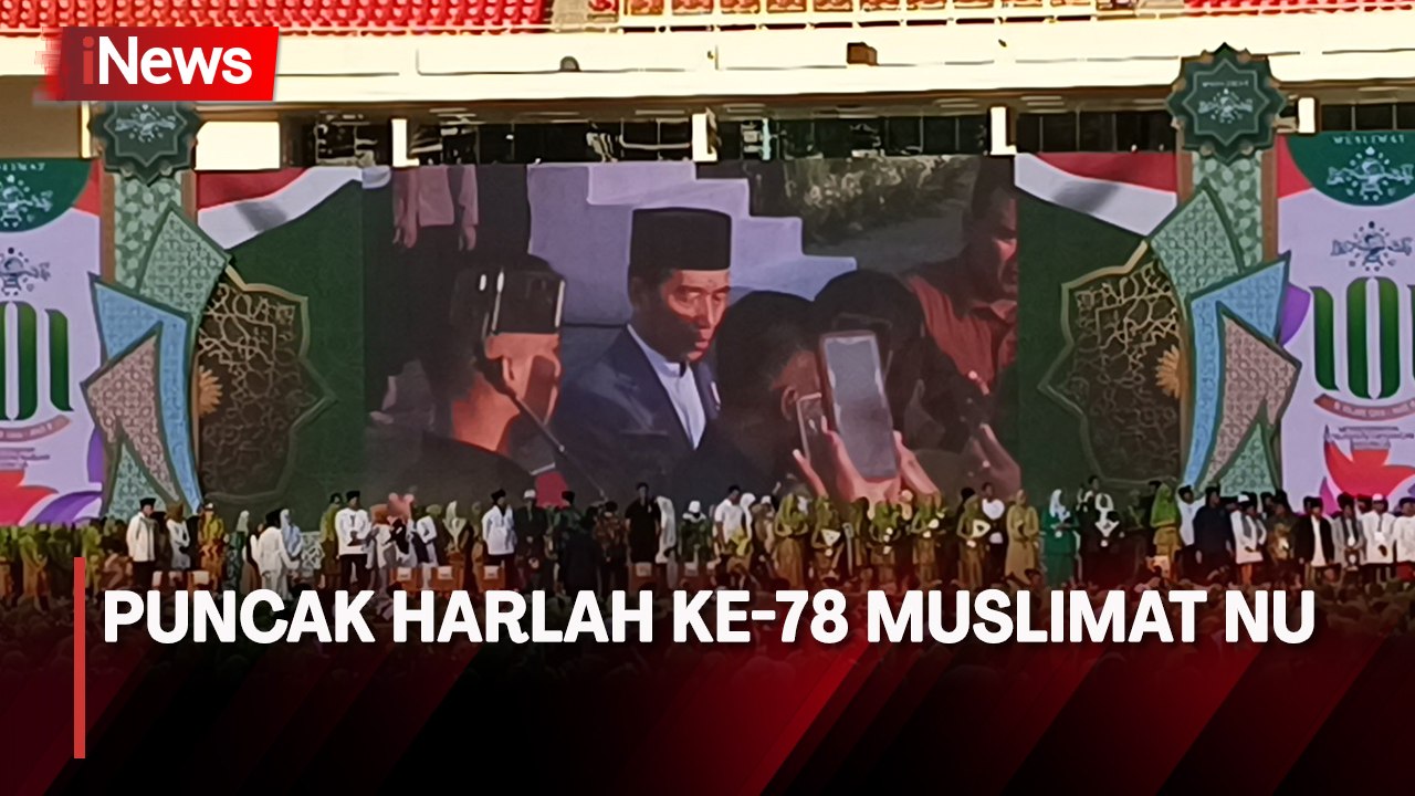 Puncak Harlah ke-78 Muslimat NU, Lautan Manusia Hijaukan GBK
