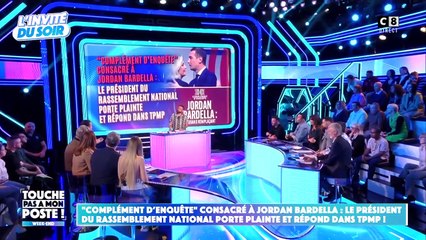 Dans TPMP, Jordan Bardella tacle "Complément d'Enquête" : "L'objectif c'est de détruire, salir et faire du mal"