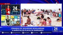 Barranco: cámaras de seguridad resguardan a bañistas en playas del distrito