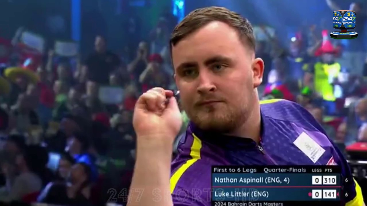 Darts Sensation Luke Littler Hit a Perfect Nine-Dart Finish in His Quarter-Final Contest on Friday
