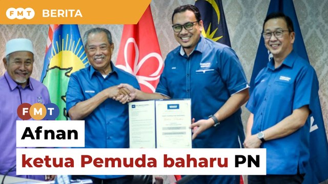 Ahli Parlimen Alor Setar Afnan Hamimi Taib Azamudden dipilih sebagai ketua Pemuda Perikatan Nasional (PN) baharu berkuat kuasa hari ini.