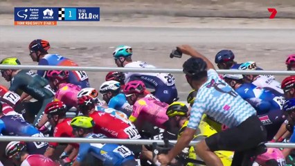 THINK! Road Safety Men's Stage 5 Tour Down Under Highlights