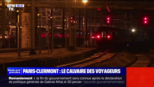Une nuit de calvaire pour les voyageurs du train Paris-Clermont Ferrand