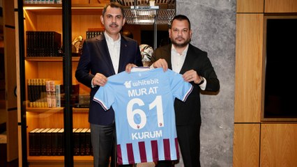 İBB Başkan adayı Kurum'dan Trabzonspor Başkanı Doğan'a ziyaret