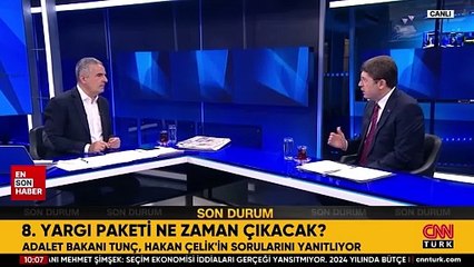 Yılmaz Tunç yeni yargı paketiyle ilgili konuştu: Cezasızlık algısını ortadan kaldıracak düzenlemeler var