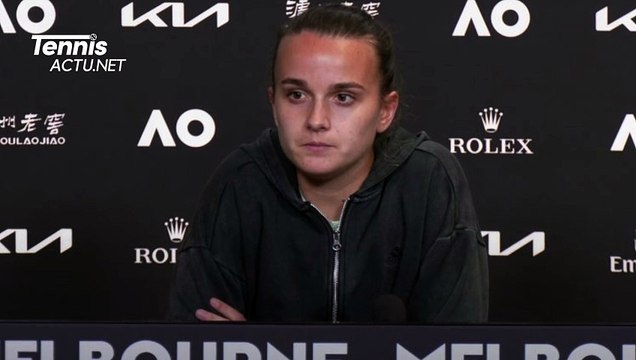 Open d'Australie 2024 - Clara Burel : Océane Dodin a très bien joué et de mon côté, je n'ai pas joué mon meilleur tennis