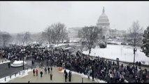 Sotto la neve l'annuale manifestazione contro l'aborto a Washington