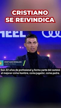 Cristiano se reivindica en los Globe Soccer Awards
