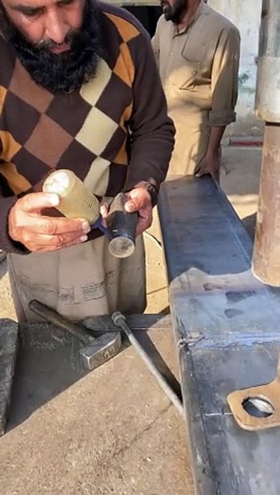 Truck Frame Holing In Local Market #hydraulic #hydraulicpress #shortsvideo #ytshorts