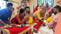 Ishita Dutta Vatsal Sheth Son Vayu Annaprashan Ceremony In Bengali Style Viral,Watch Video | Boldsky