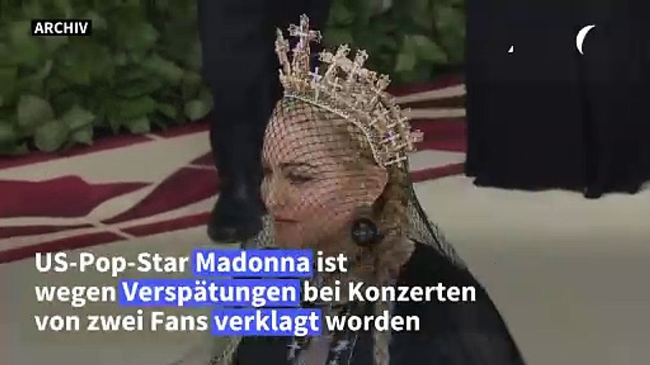 Fans verklagen Madonna wegen Verspätungen bei Konzerten