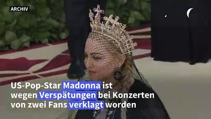 Fans verklagen Madonna wegen Verspätungen bei Konzerten