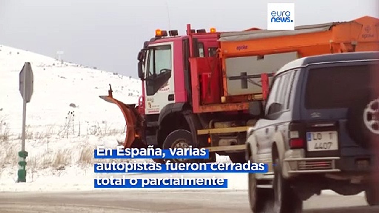Alerta en España: La borrasca Juan deja nieve, lluvias y una importante bajada de las temperaturas