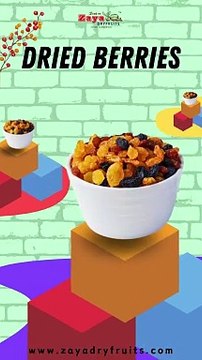 Nature's Jewels: Delectable Dried Berries for a Burst of Flavor and Health