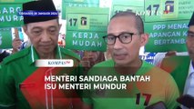 Menteri Sandiaga Bantah Isu Menteri Mundur di Kabinet Jokowi