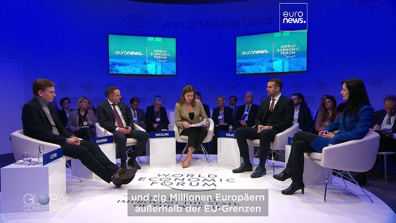 Euronews-Runde in Davos: Ist die Osterweiterung Europas gut für die Wirtschaft?