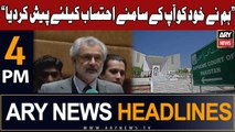 ARY News 4 PM Headlines | 20th January 2024 | Justice Qazi Faez Isa's Big Statement