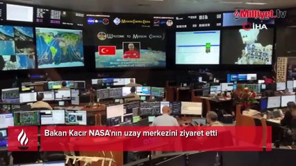 Bakan Kacır NASA'nın uzay merkezini ziyaret etti