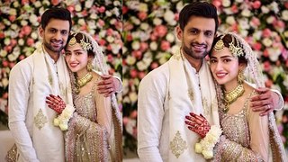 Shoaib Malik married Sana Javed, first pictures of Nikah ceremony surfaced