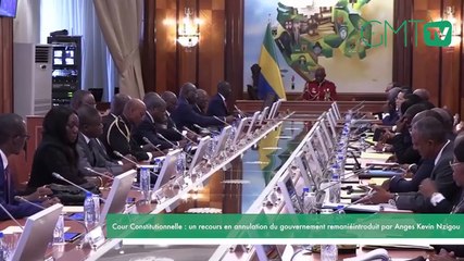 [#Reportage] Cour Constitutionnellement : un recours en annulation du gouvernement remanié introduit par Agnès Kevin Nzigou