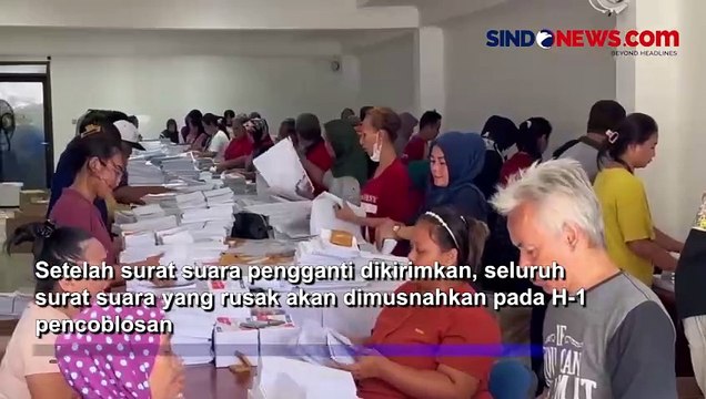 KPU DKI Jakarta Laporkan Lebih dari 5000 Surat Suara Pemilu 2024 Rusak