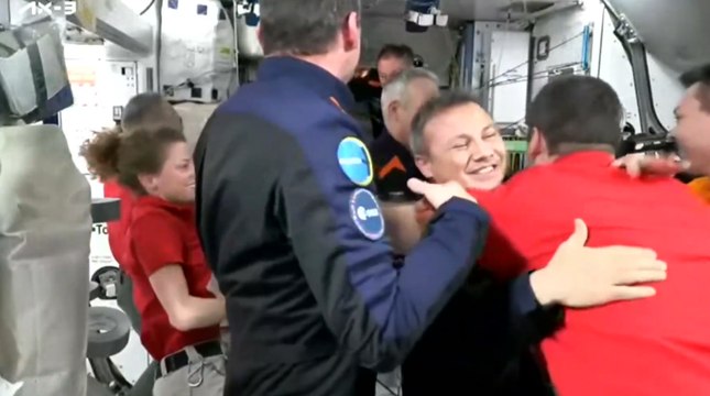 İlk görüntüler geldi... Türk astronot Alper Gezeravcı, Uluslararası Uzay İstasyonu'nda