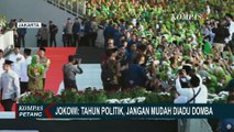 Pesan Jokowi soal Tahun Politik di Harlah ke-78 Muslimat NU