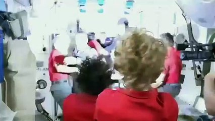 Alper Gezeravcı’yı taşıyan uzay aracı Uluslararası Uzay İstasyonu’na kenetlendi